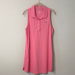 Vineyard Vines Pink Collared Dress